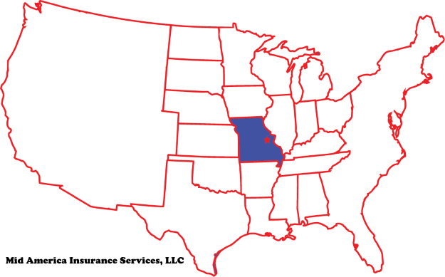 Mid America Insurance Services on US map